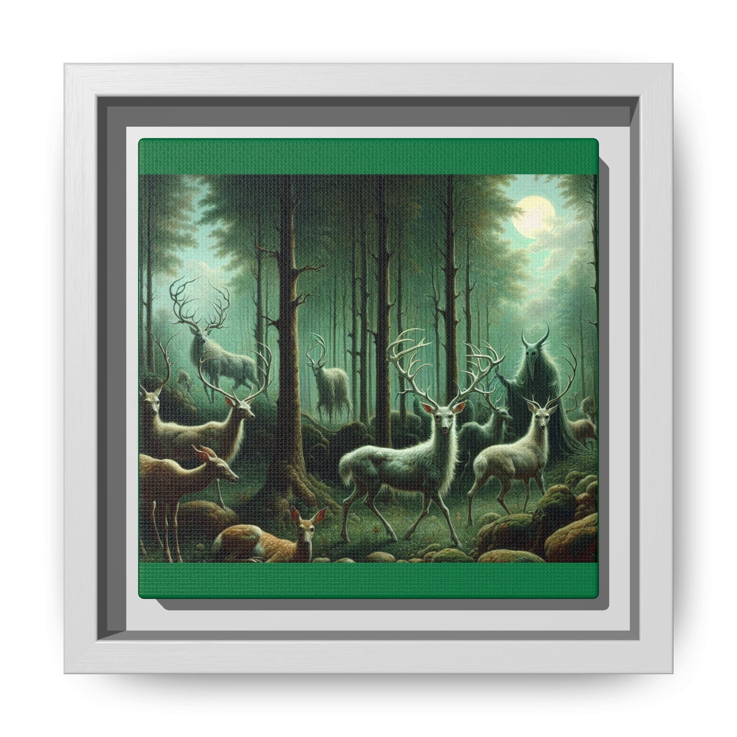 Wendigo Shepherd Canvas, Framed (Multi-color)