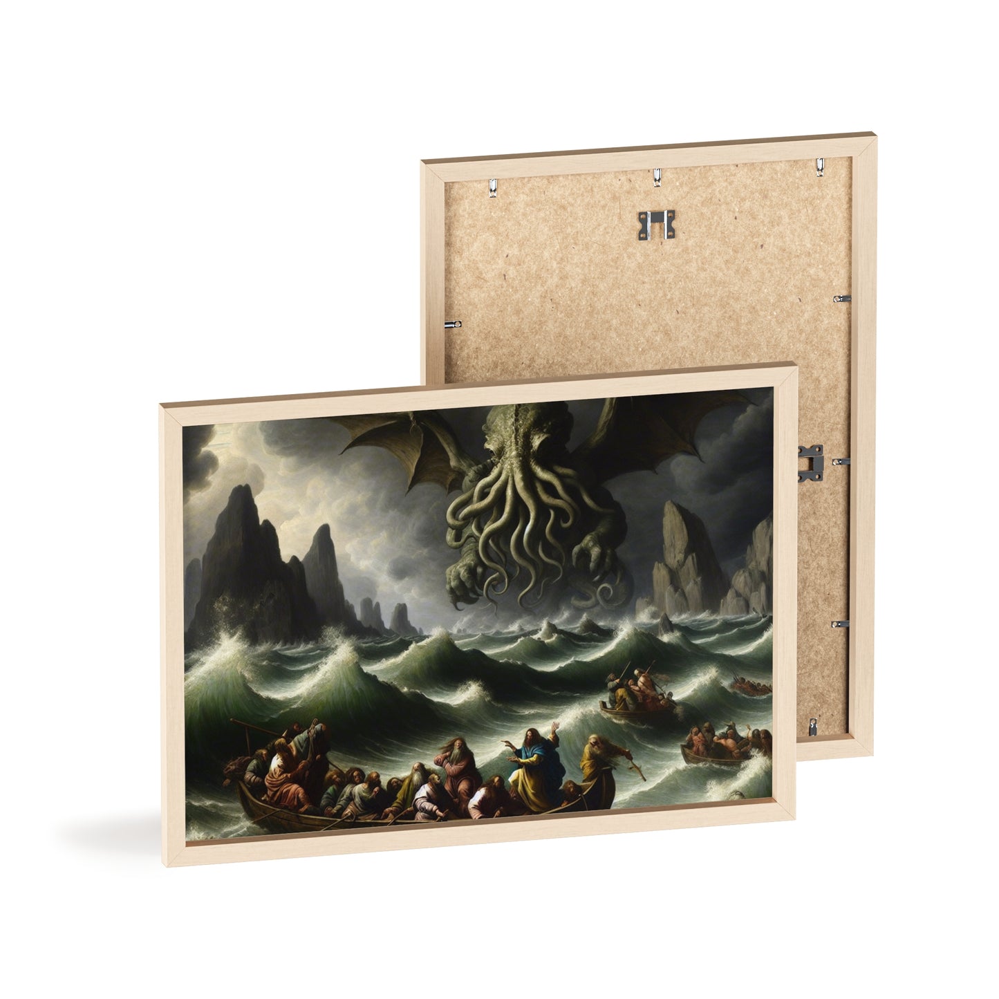 Framed Cthulhu in the Storm Poster