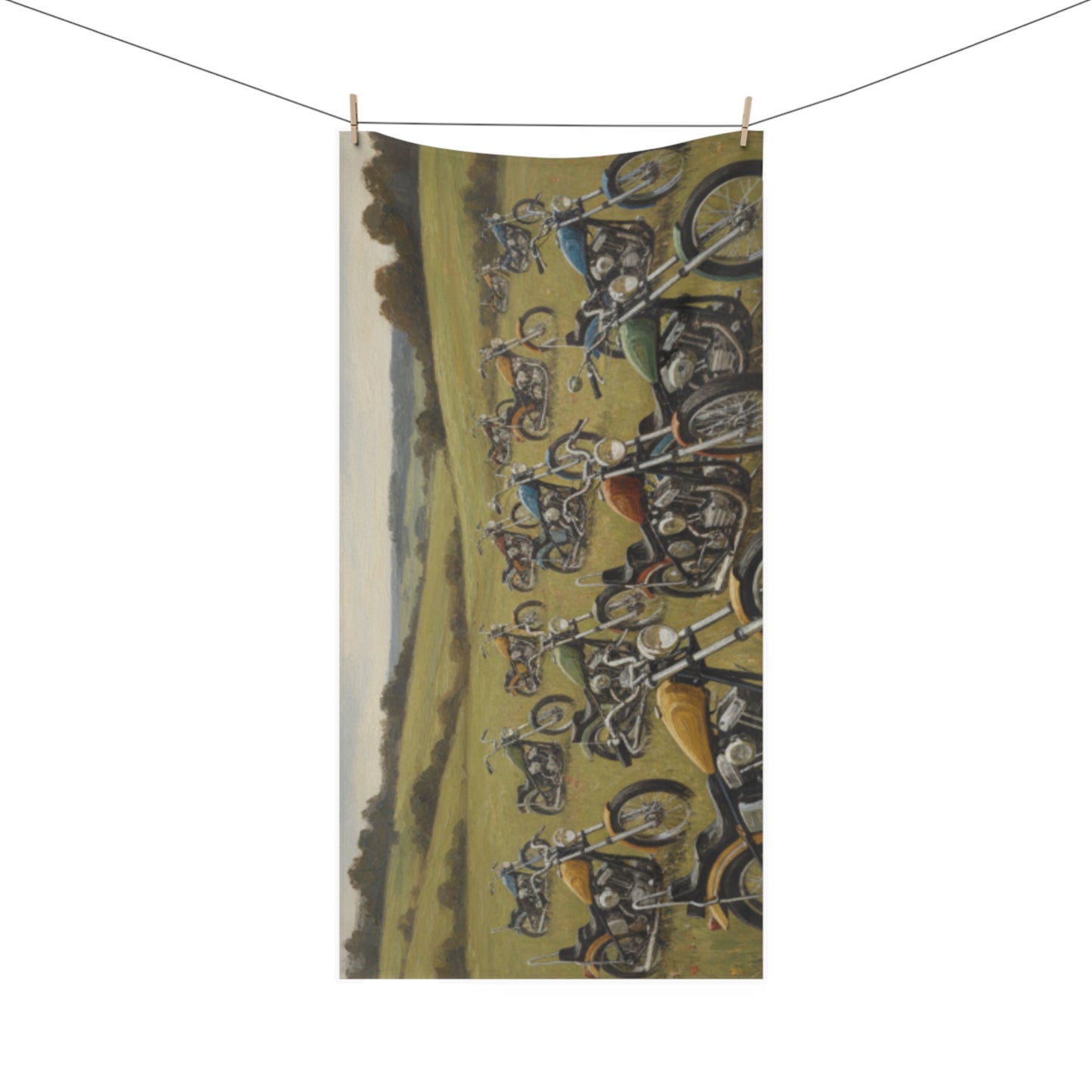 Wild Motorcycles Towel