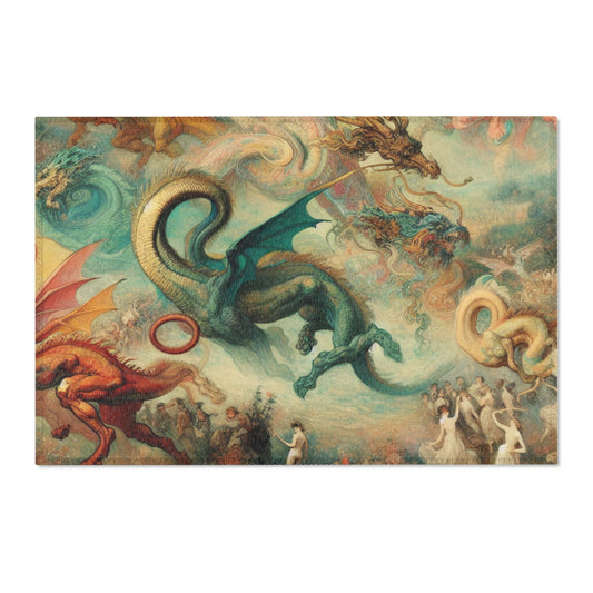 Degas Dreams of Dragons Area Rug - HORIZONTAL