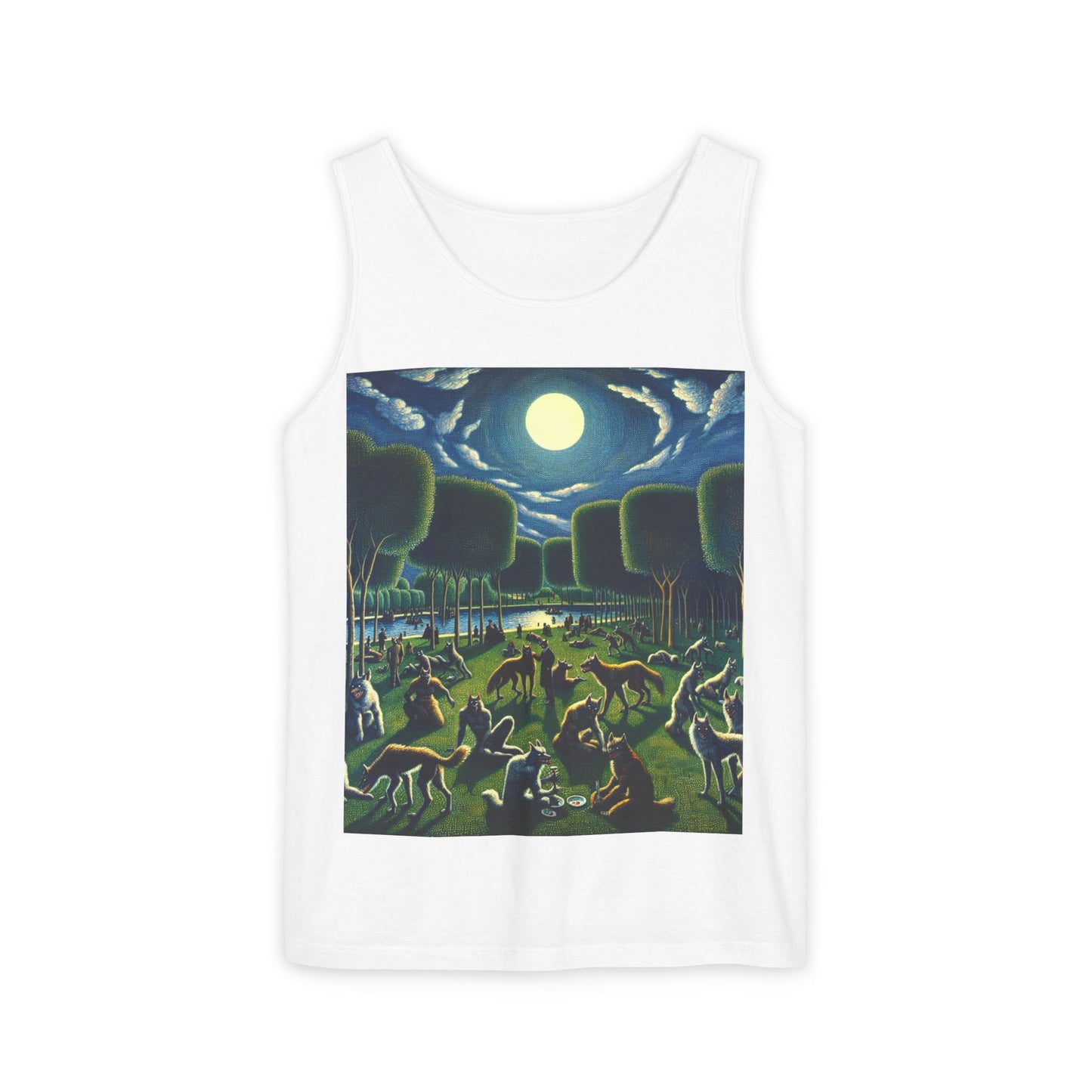Werewolves at the Waterfront Unisex Tank Top