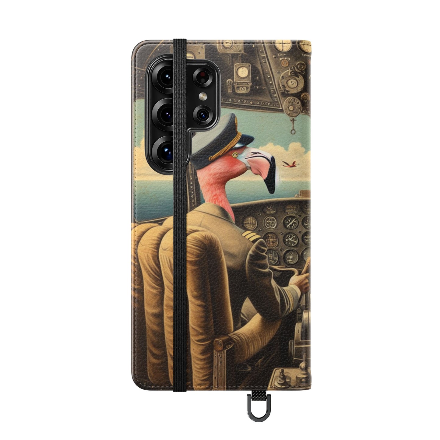 Flamingo Flight Deck Flip Case - iPhone/Galaxy