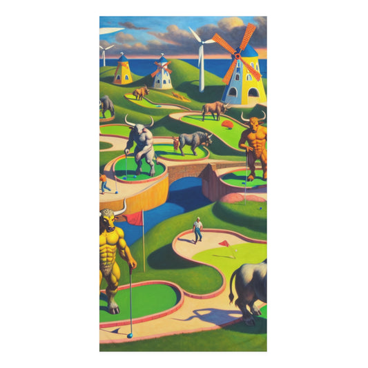 Mini-taur Golf Towel