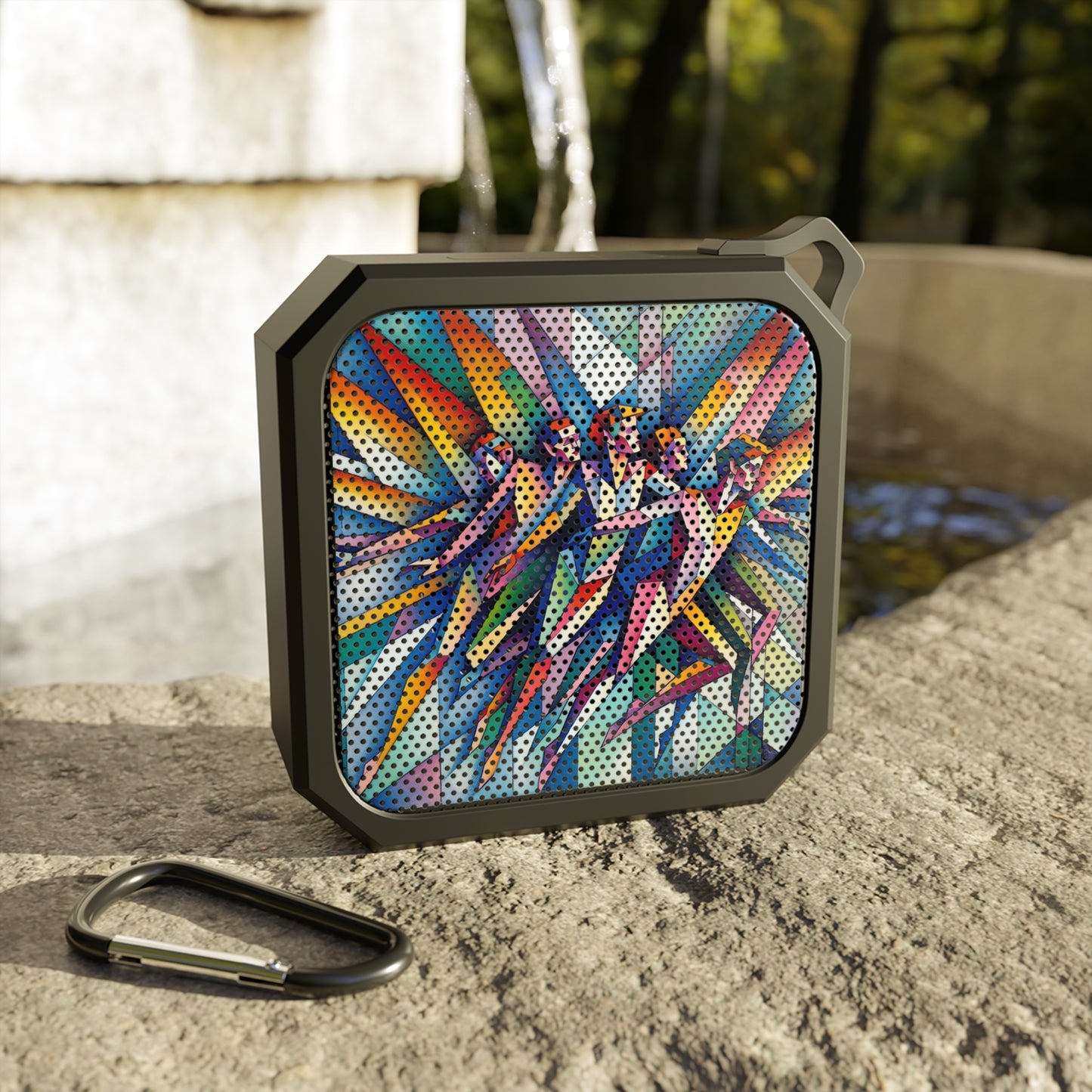 Outdoor Bluetooth Speaker with Picasso's Pixies Design