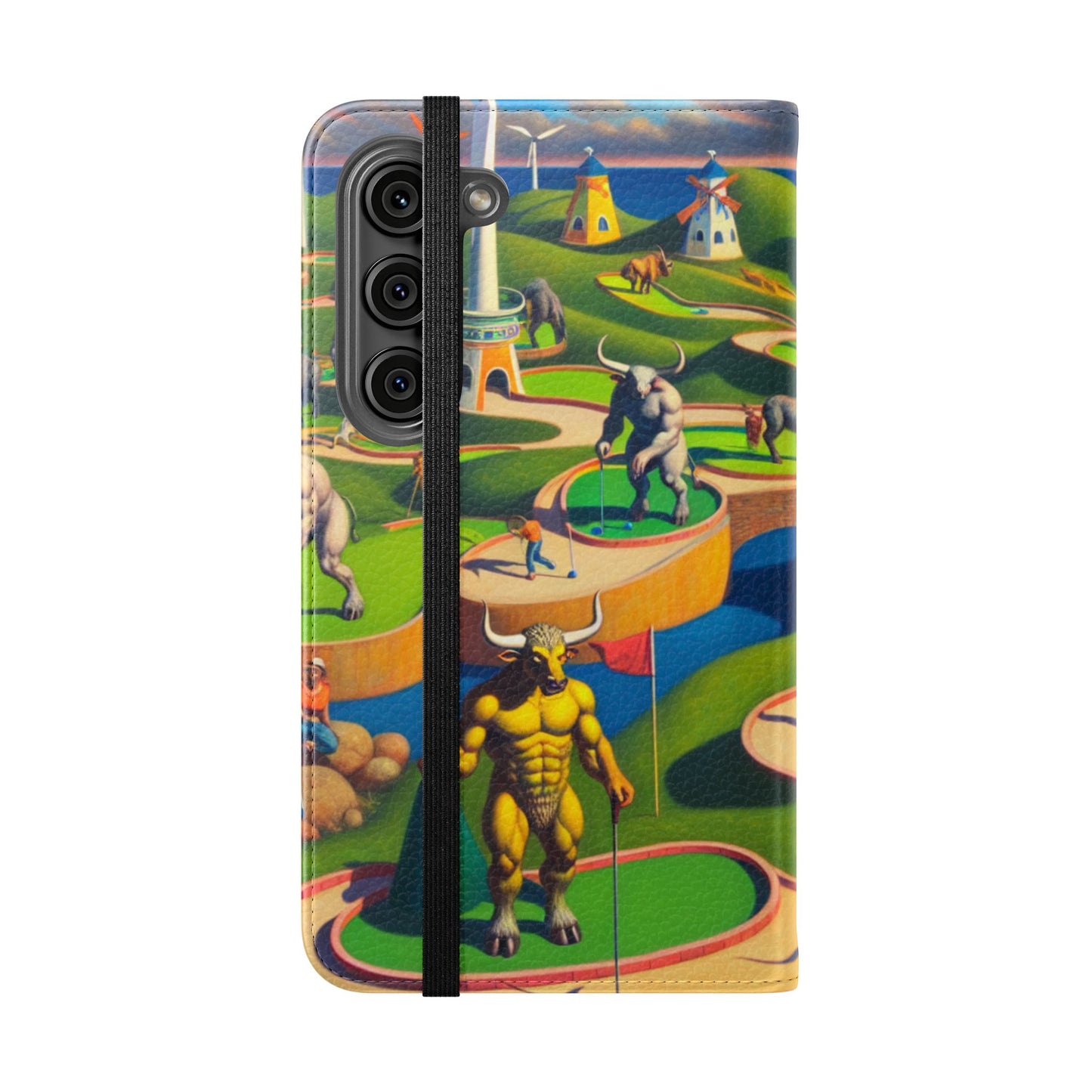 Mini-taur Golf Flip Case - iPhone/Galaxy