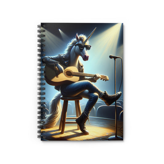 Unicorn Unplugged Spiral Notebook