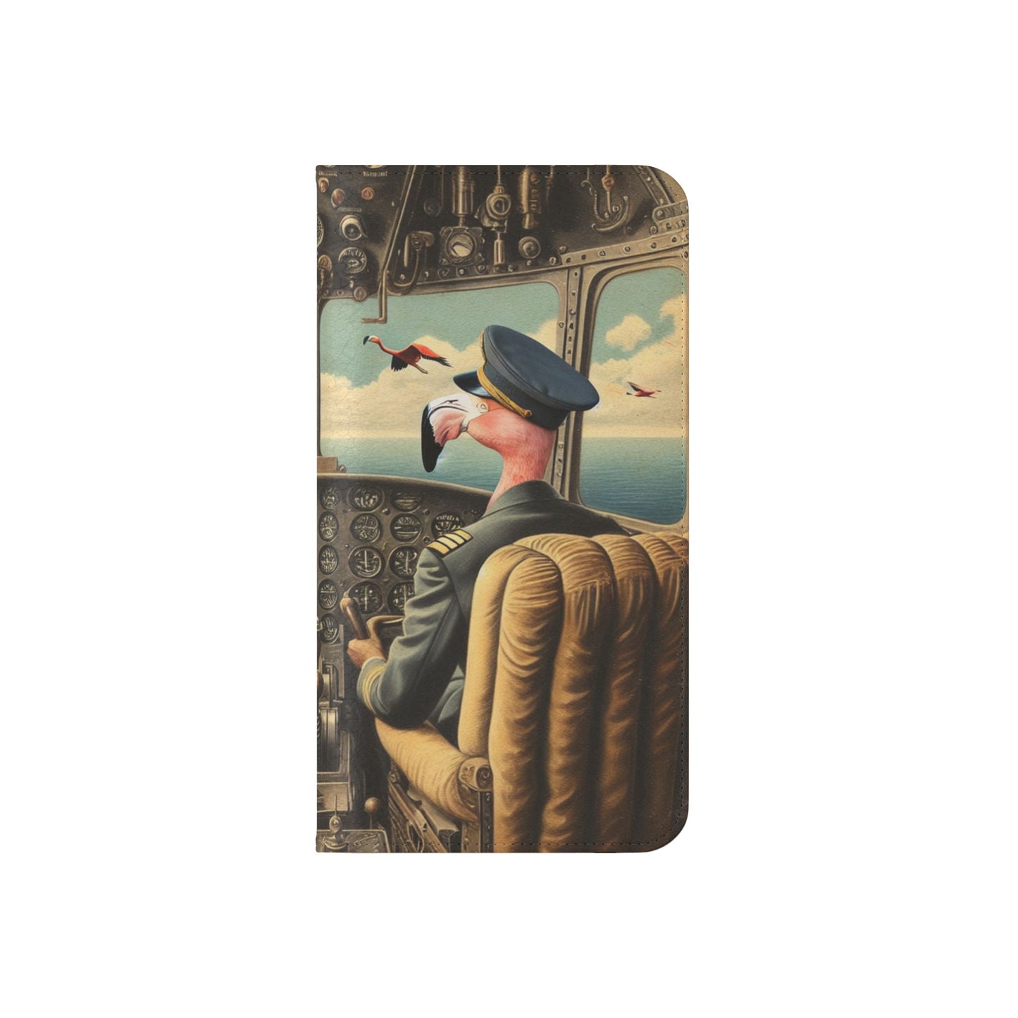 Flamingo Flight Deck Flip Case - iPhone/Galaxy