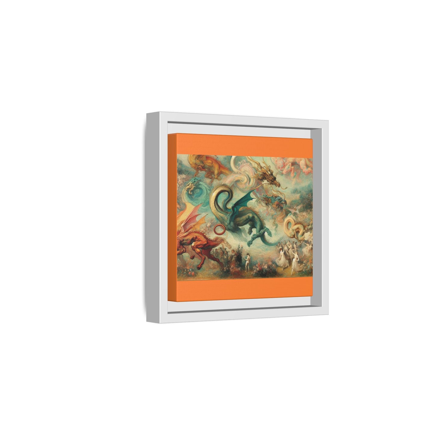 Degas Dreams of Dragons Canvas, Framed (Multi-color)