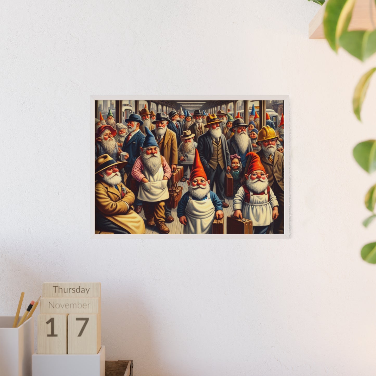 Framed The Gnome-mute Home Poster