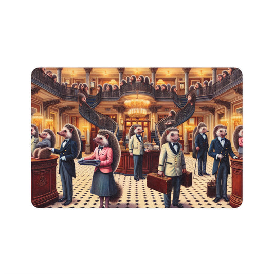 Hedgehog Hotel Pet Food Mat