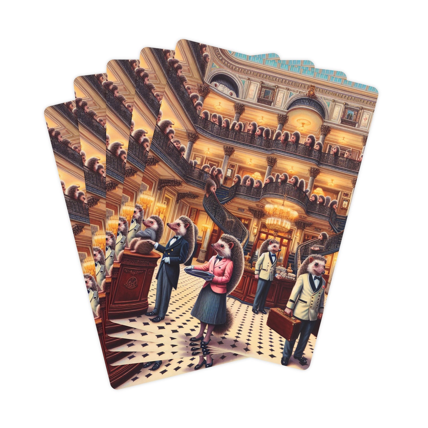 Hedgehog Hotel Poker/Playing Cards