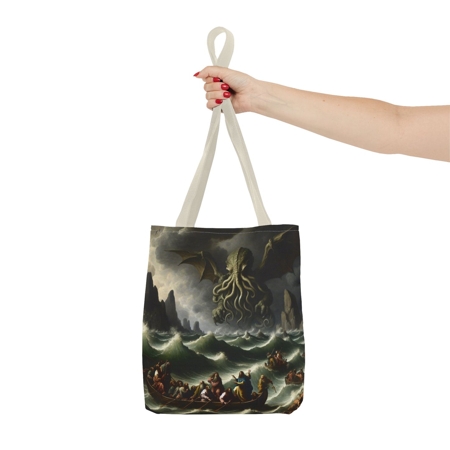 Cthulhu in the Storm Tote Bag