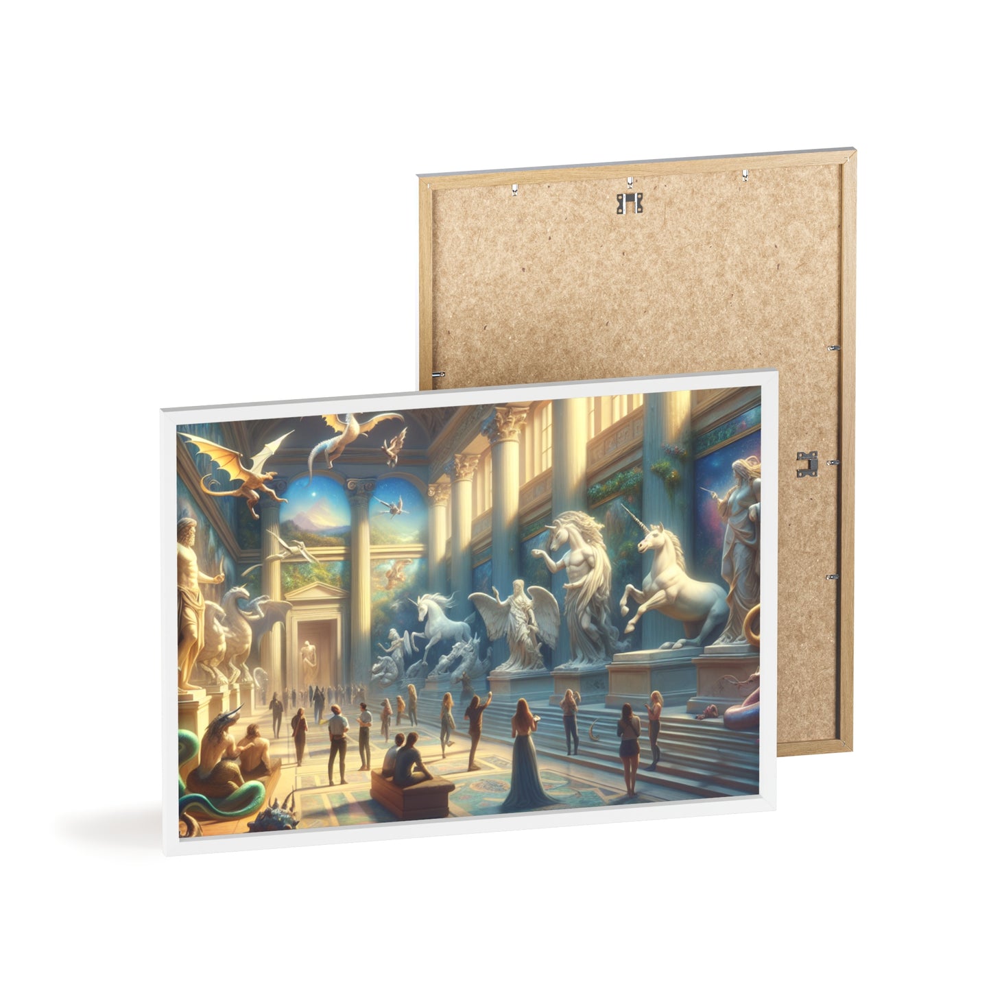 Framed Atlantis Atrium Poster