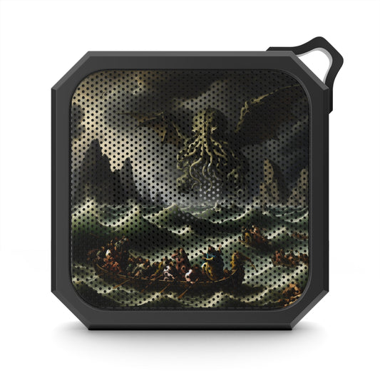 Outdoor Bluetooth Speaker with Cthulhu in the Storm Design