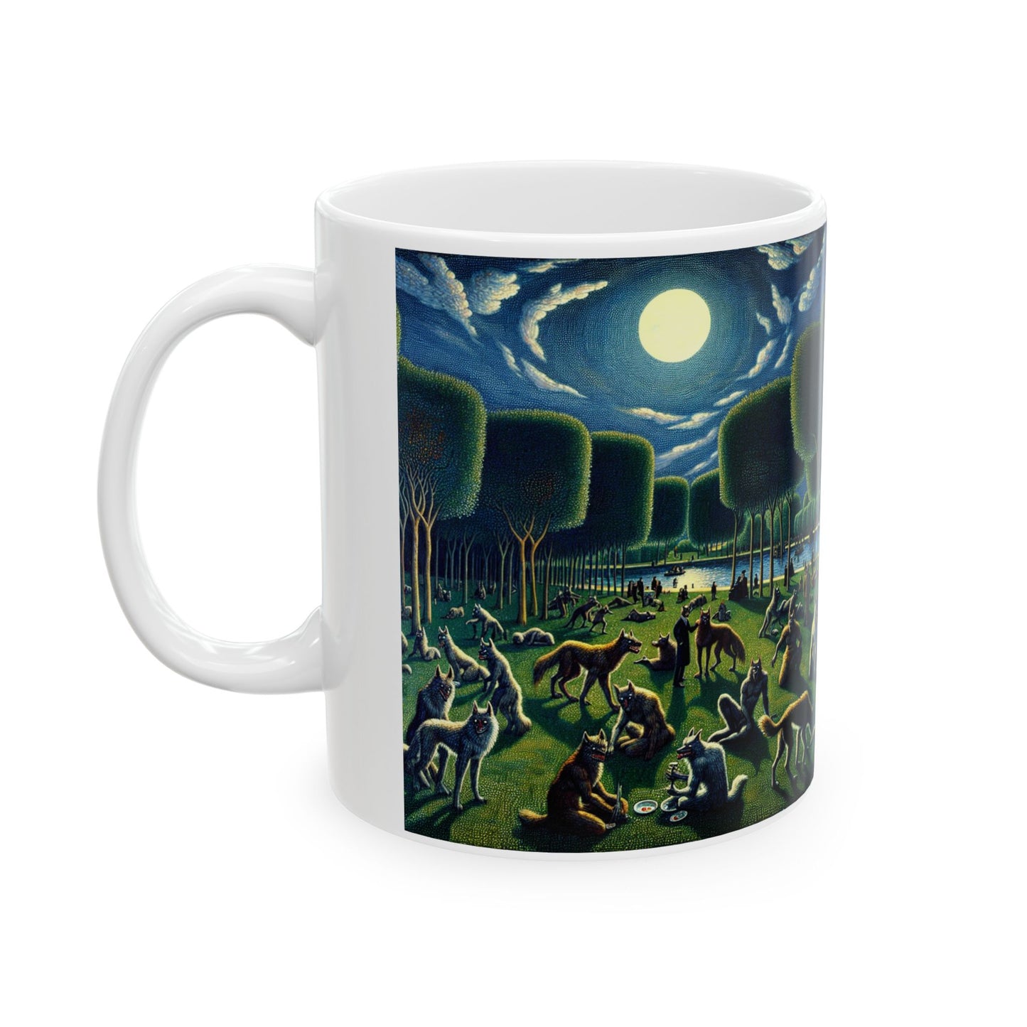 Werewolves at the Waterfront Ceramic Mug