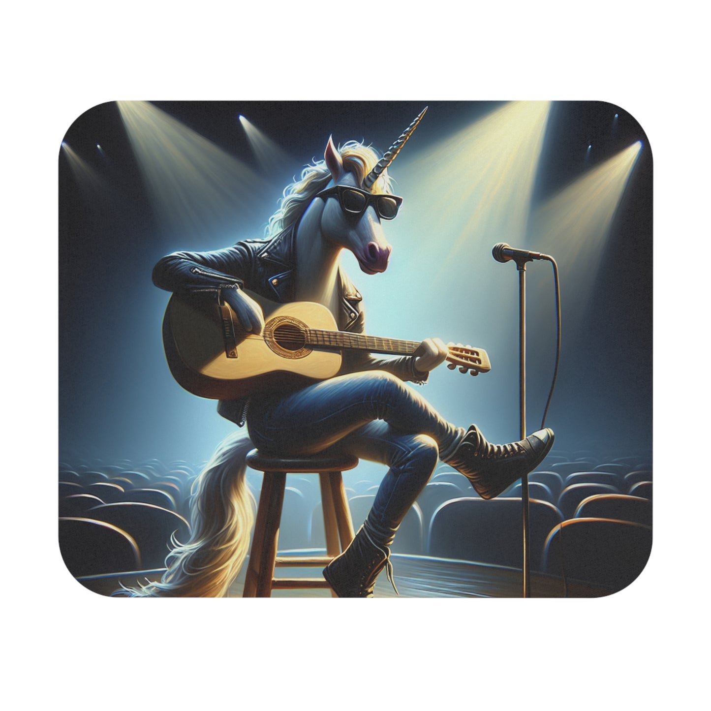 Unicorn Unplugged Mouse Pad