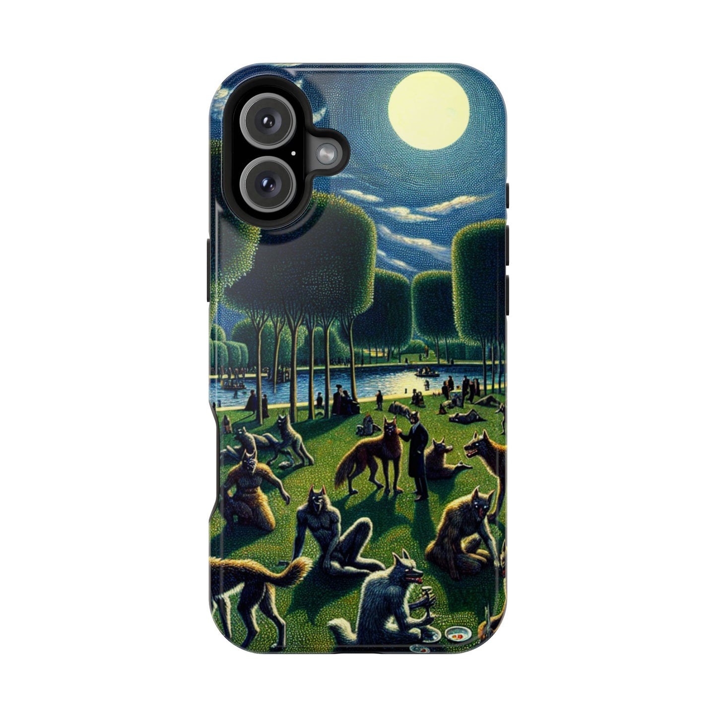 Werewolves at the Waterfront Magnetic iPhone Case