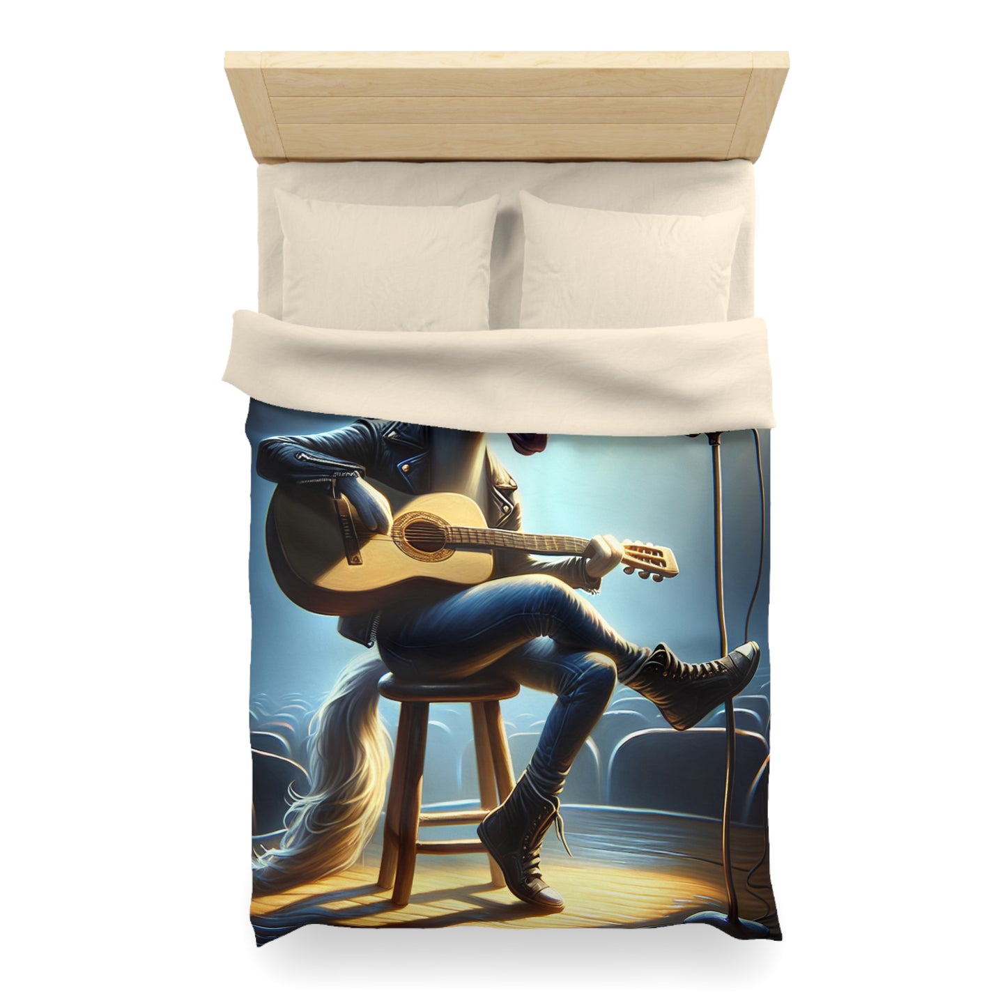 Unicorn Unplugged Microfiber Duvet Cover