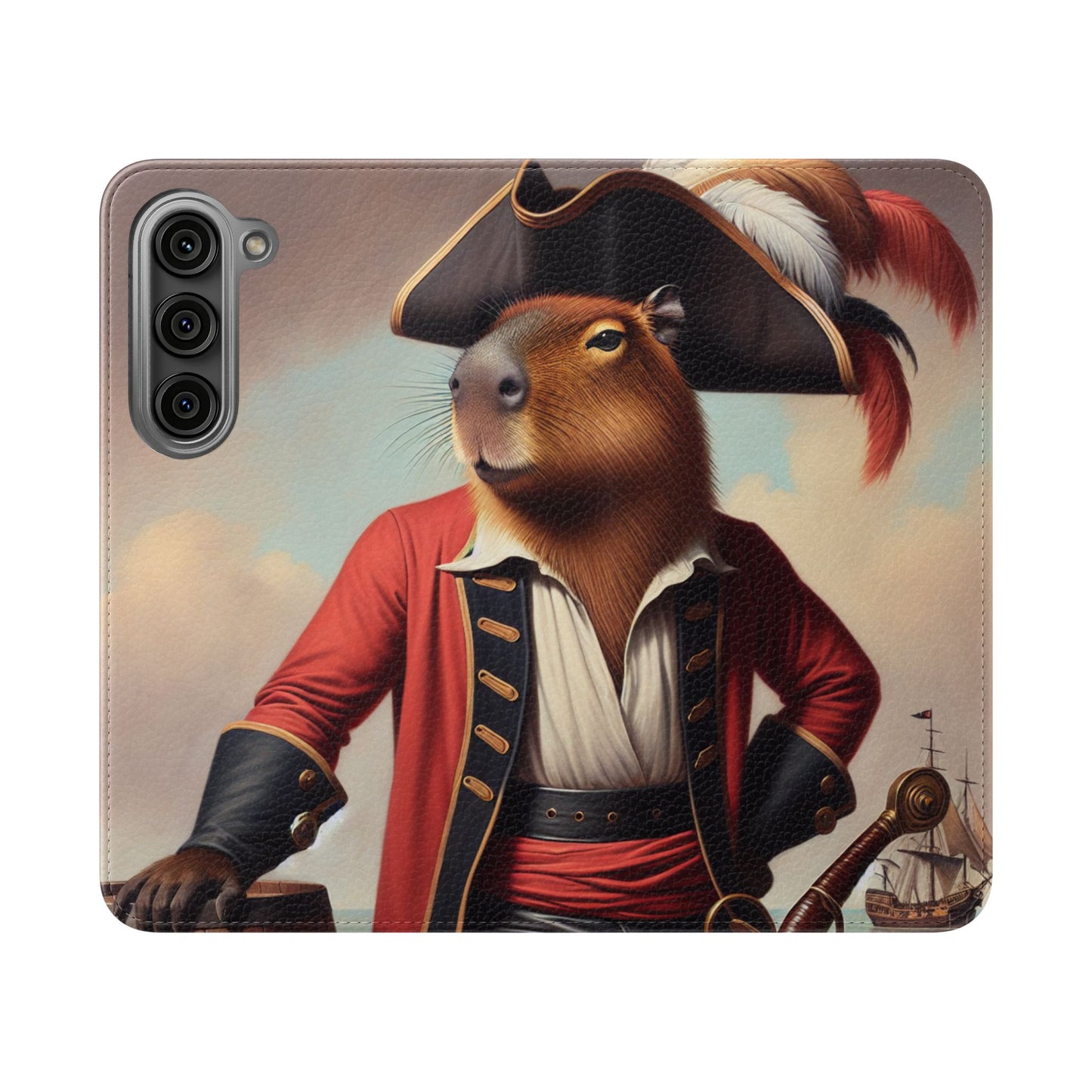 Captain Capybara Flip Case - iPhone/Galaxy