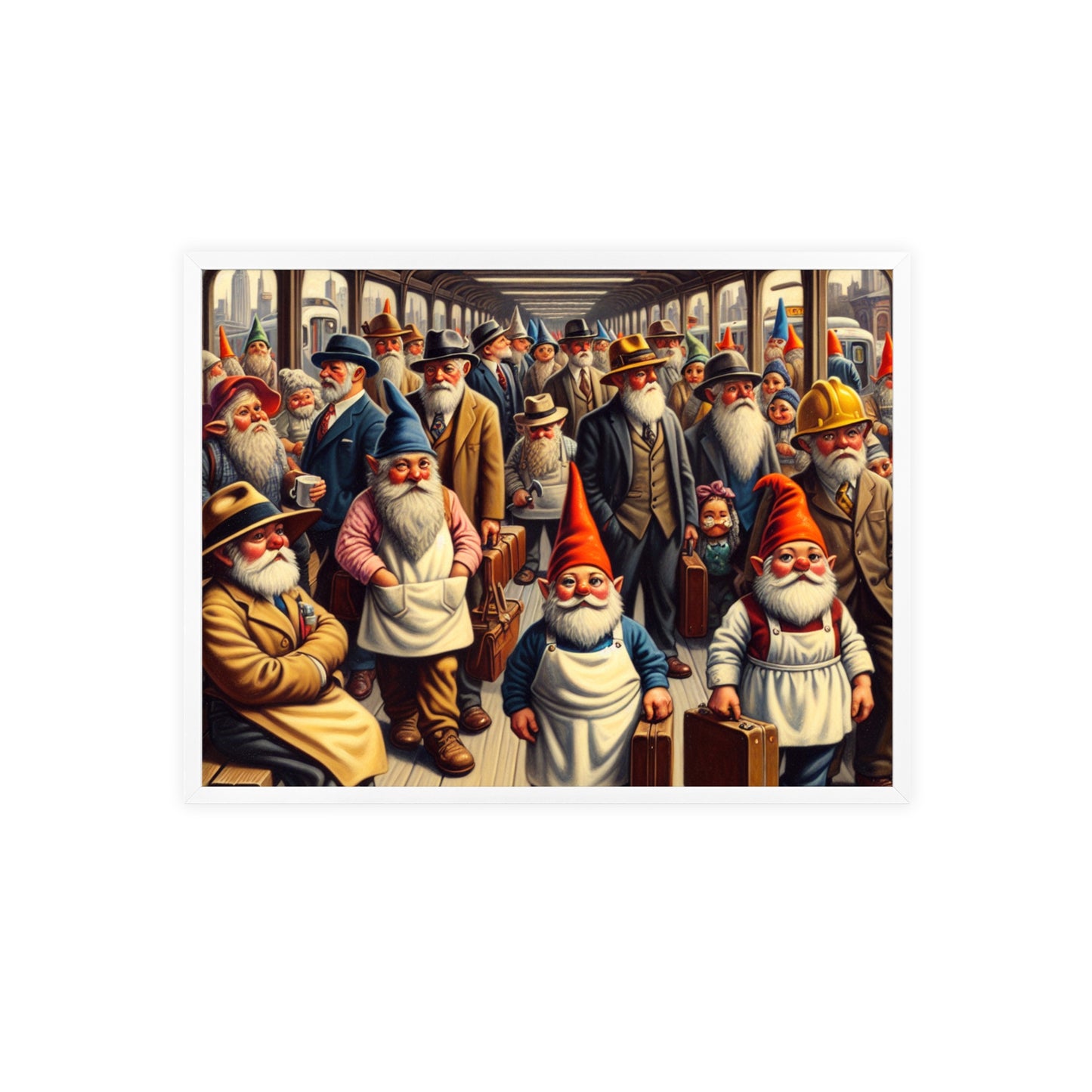 Framed The Gnome-mute Home Poster