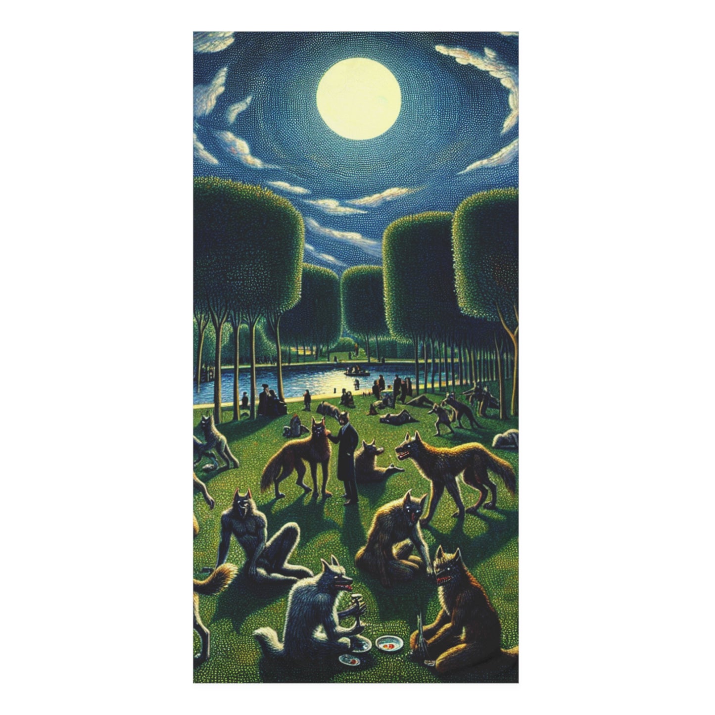 Werewolves at the Waterfront Towel