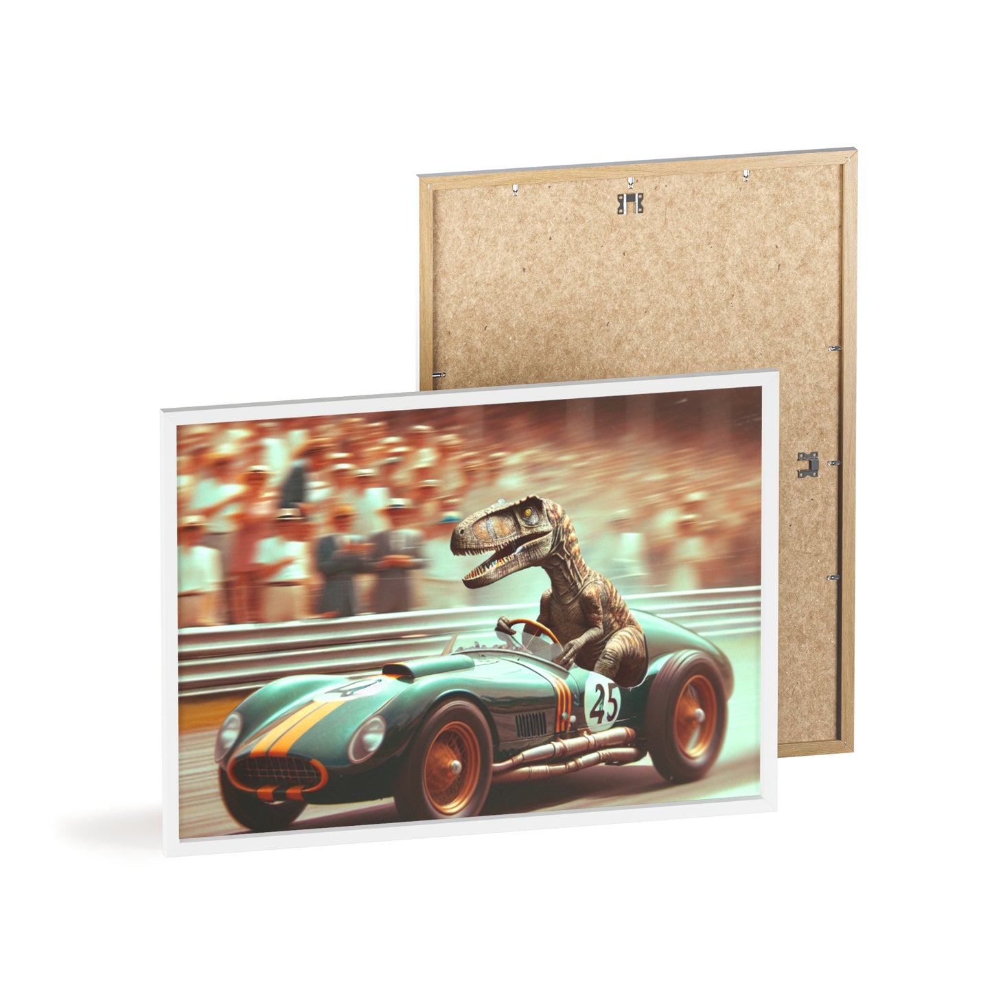 Framed Velocity Raptor Poster