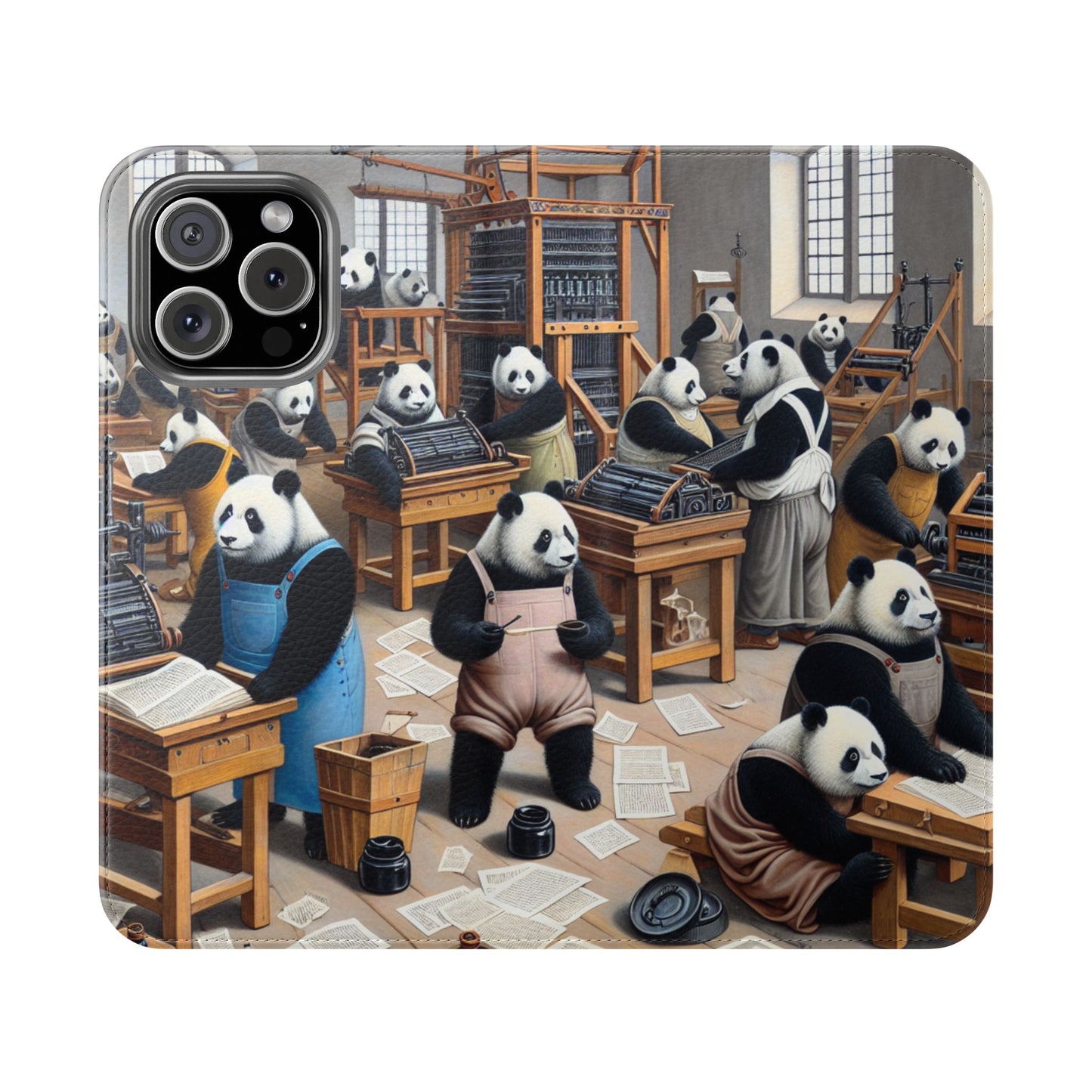 Printing Pandamonium Flip Case - iPhone/Galaxy