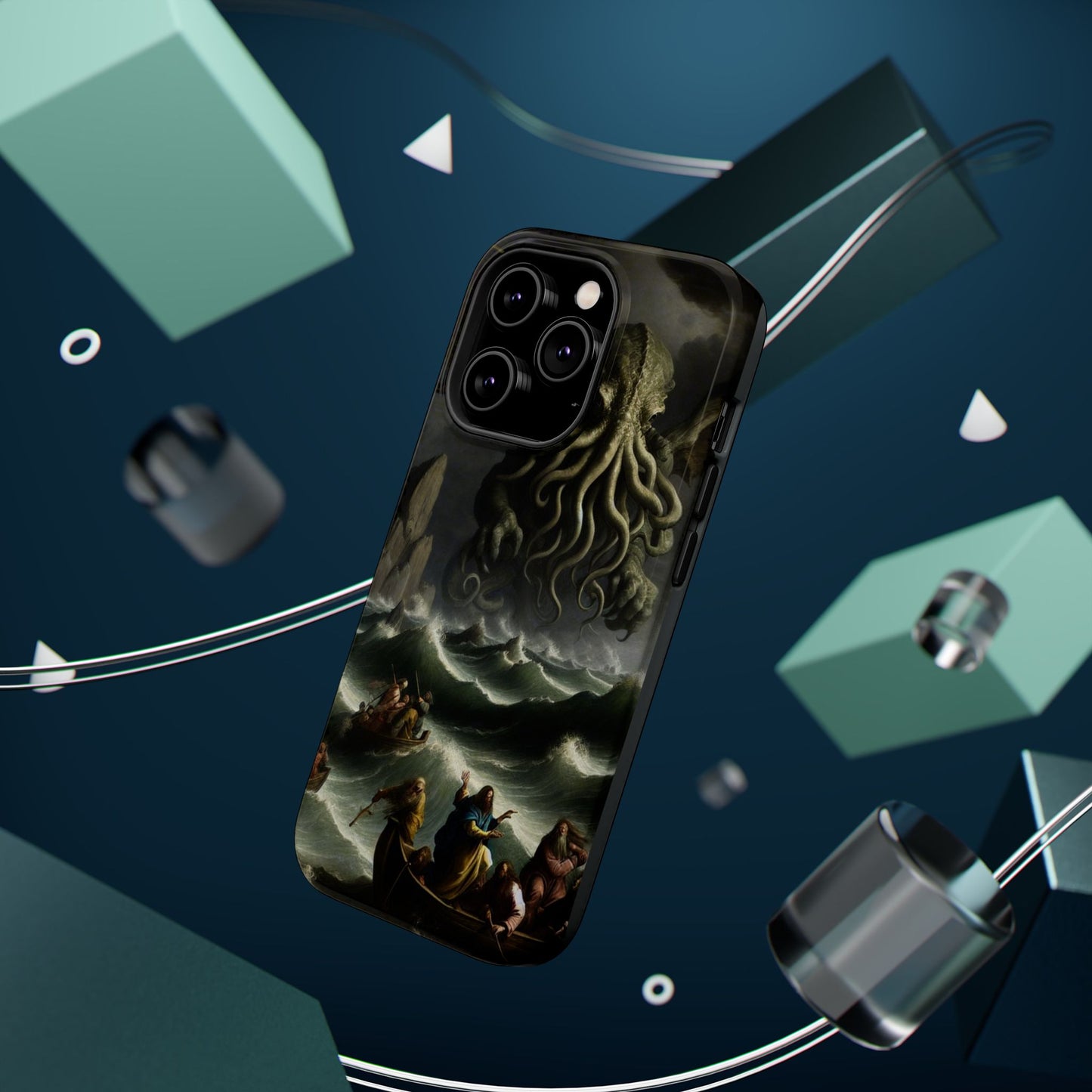Cthulhu in the Storm Magnetic iPhone Case
