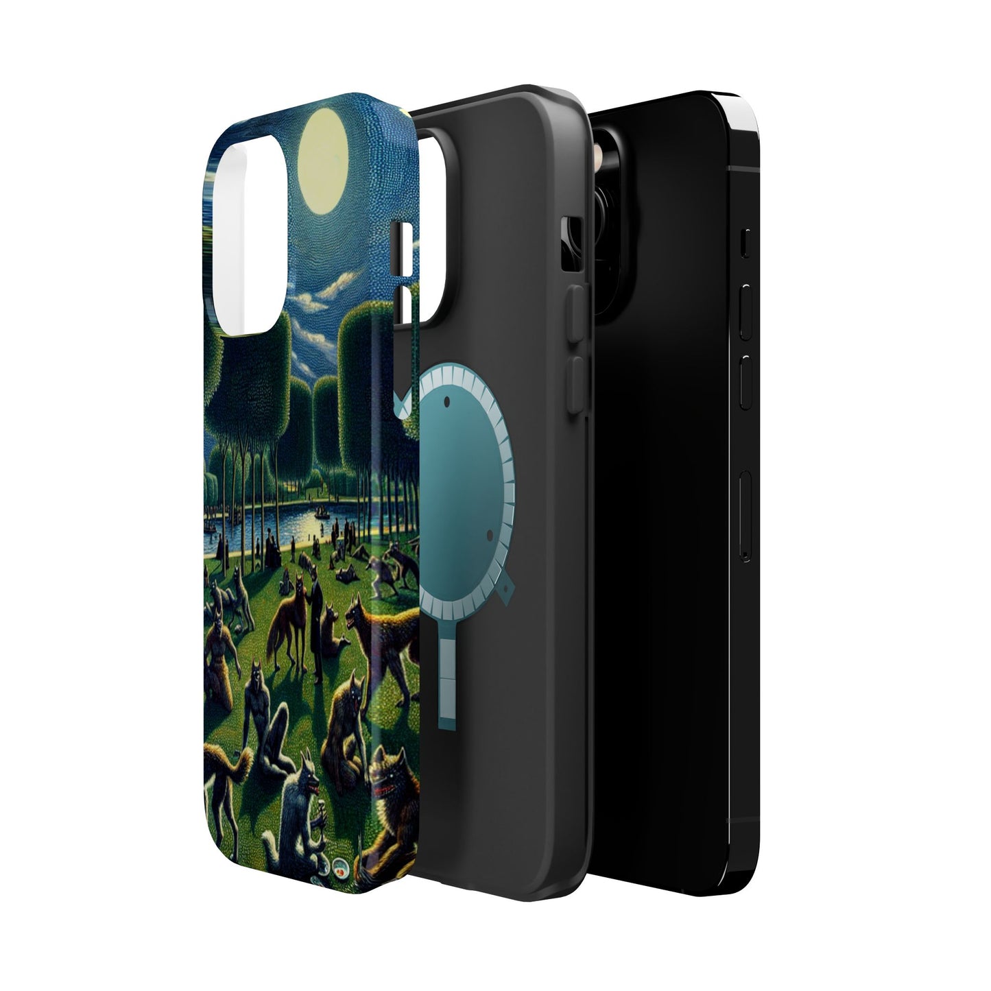 Werewolves at the Waterfront Magnetic iPhone Case