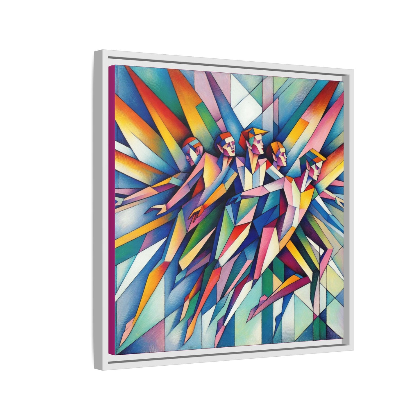 Picasso's Pixies Canvas, Framed (Multi-color)