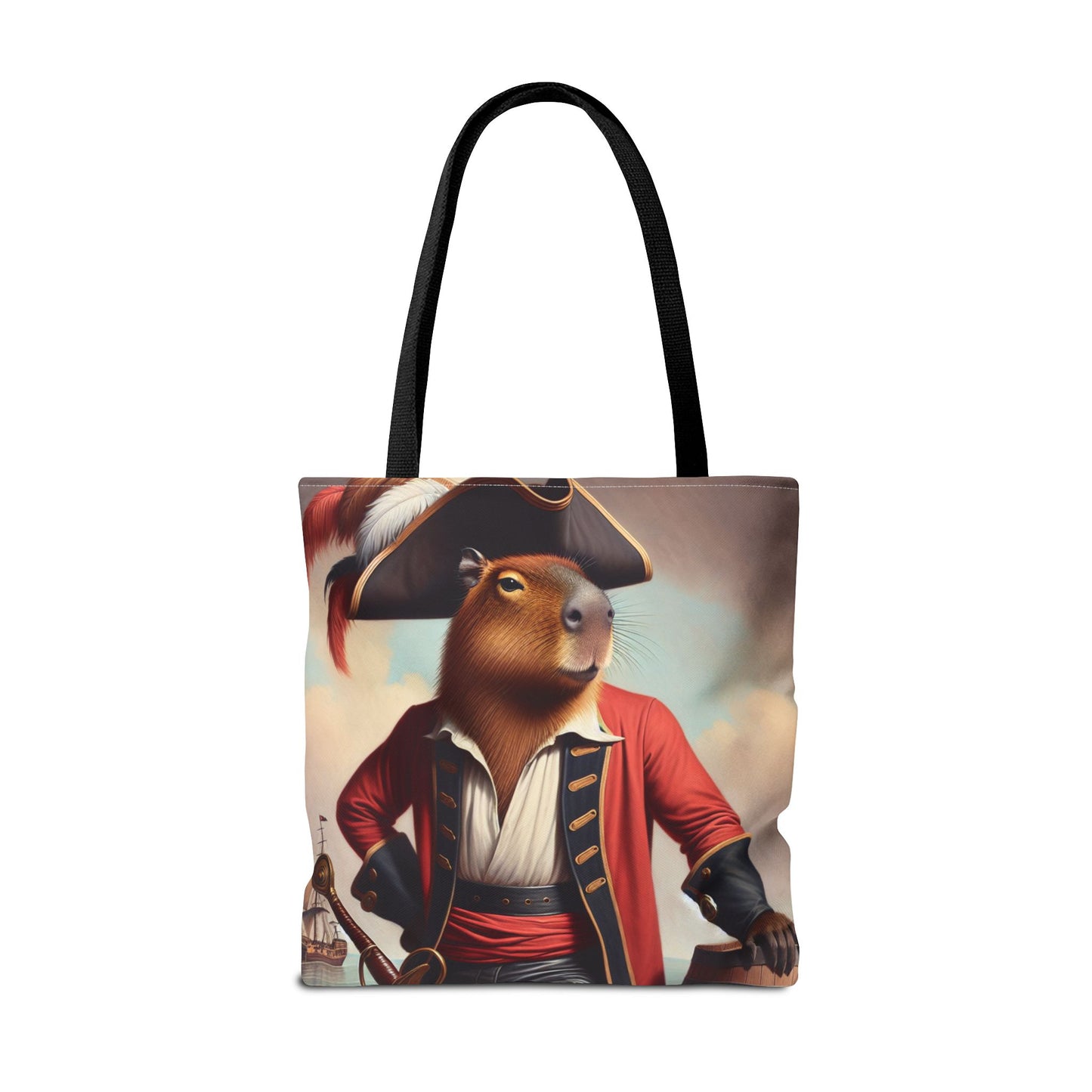 Captain Capybara Tote Bag