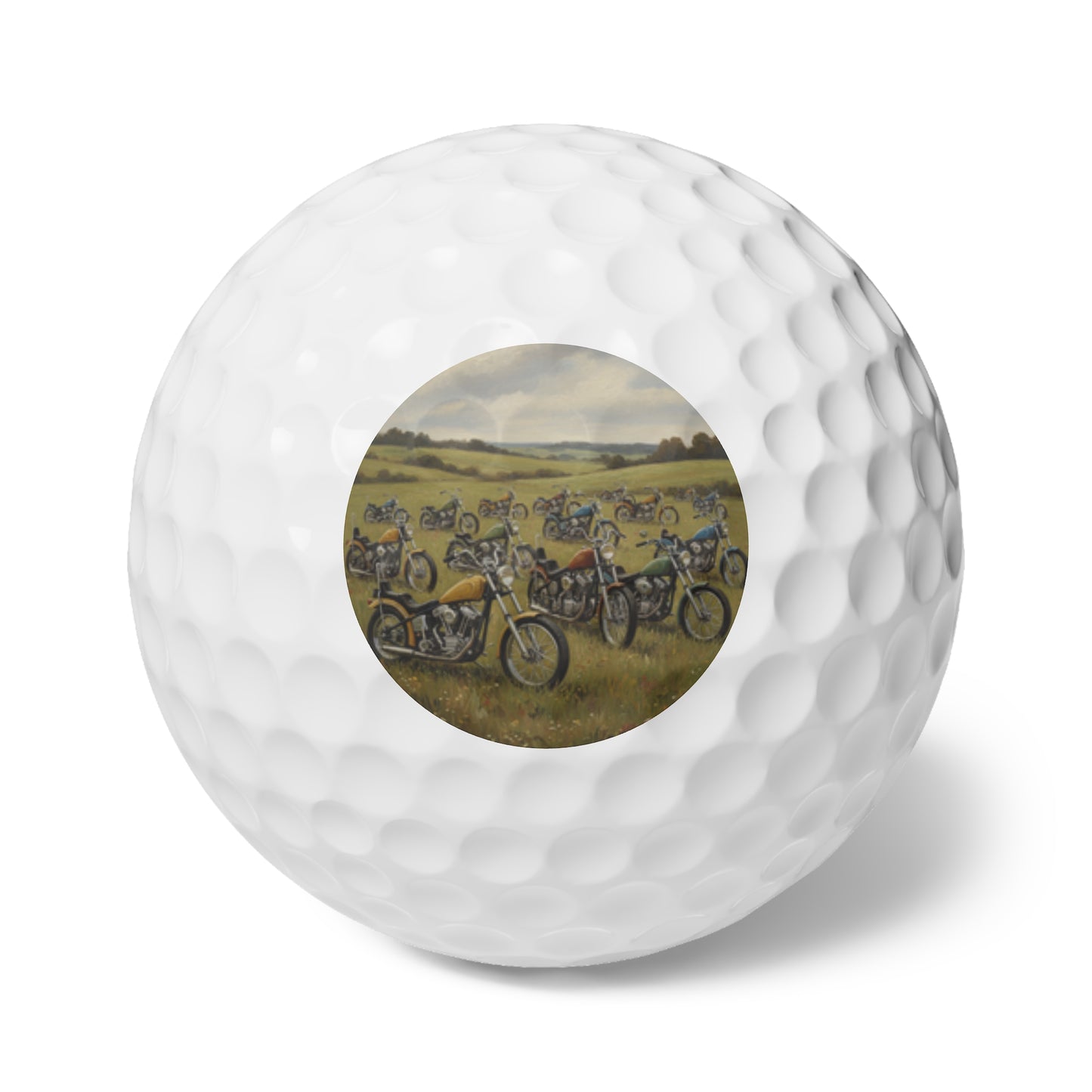 Wild Motorcycles Golf Balls, 6pcs