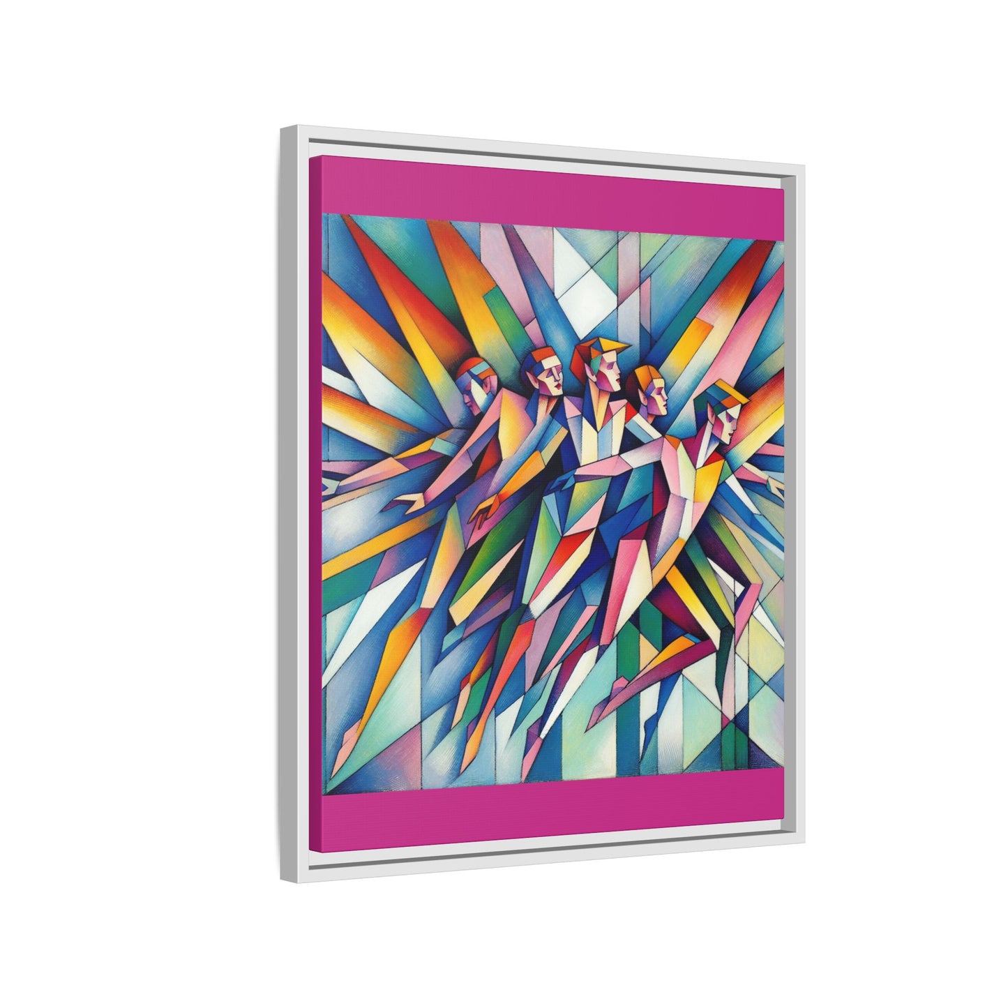 Picasso's Pixies Canvas, Framed (Multi-color)