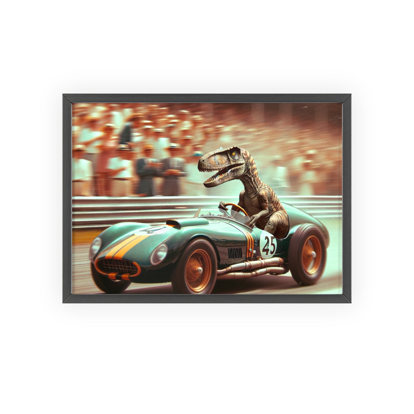 Framed Velocity Raptor Poster