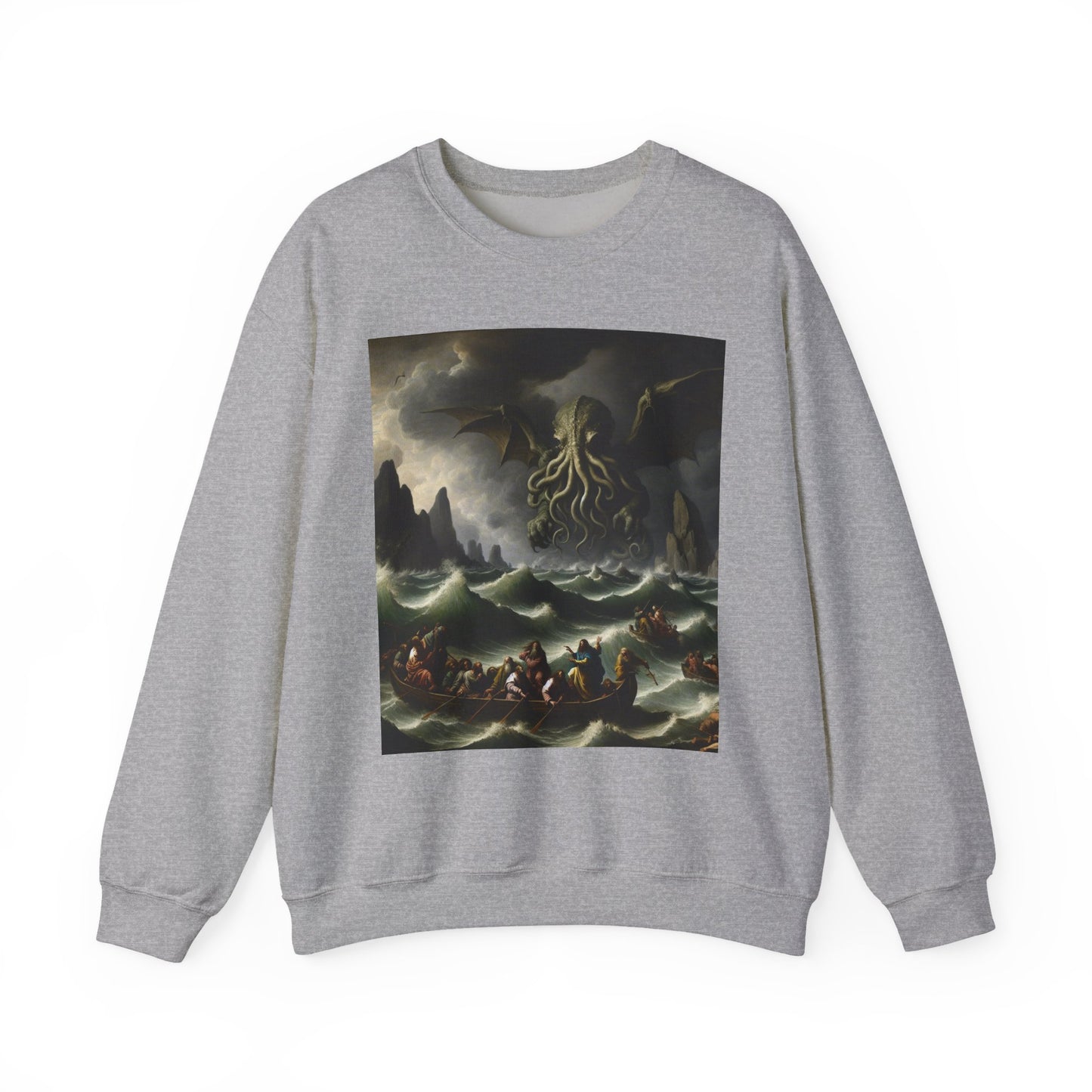 Cthulhu in the Storm Crewneck Sweatshirt