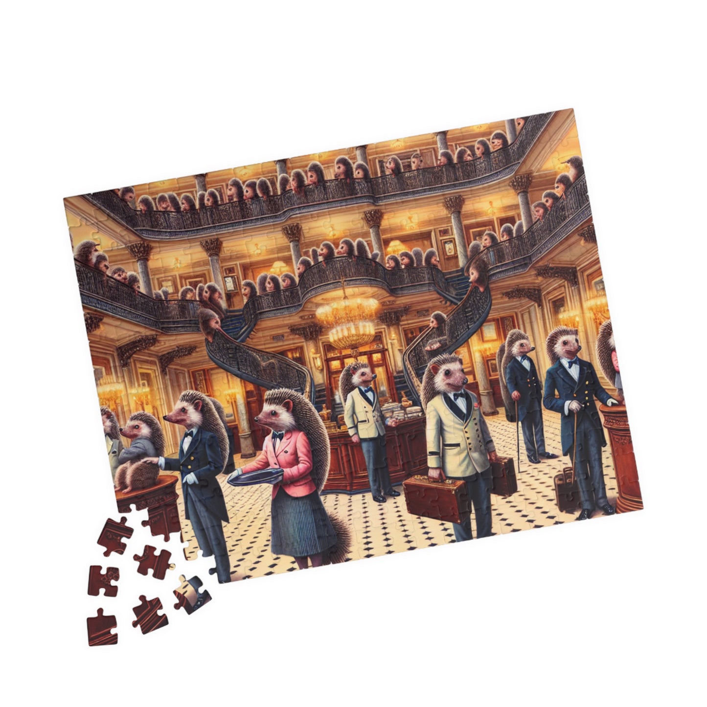 Hedgehog Hotel Puzzle (110, 252, 520, 1014-piece)