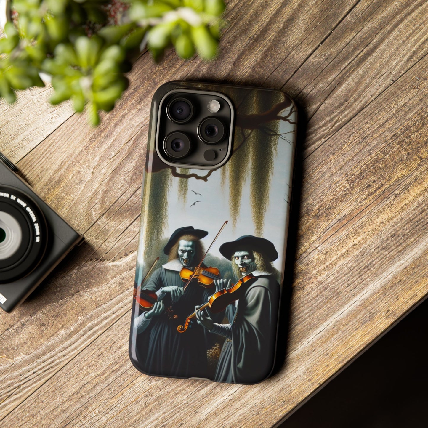 Vermeer's Vampire Violinists Phone Case - IPHONE