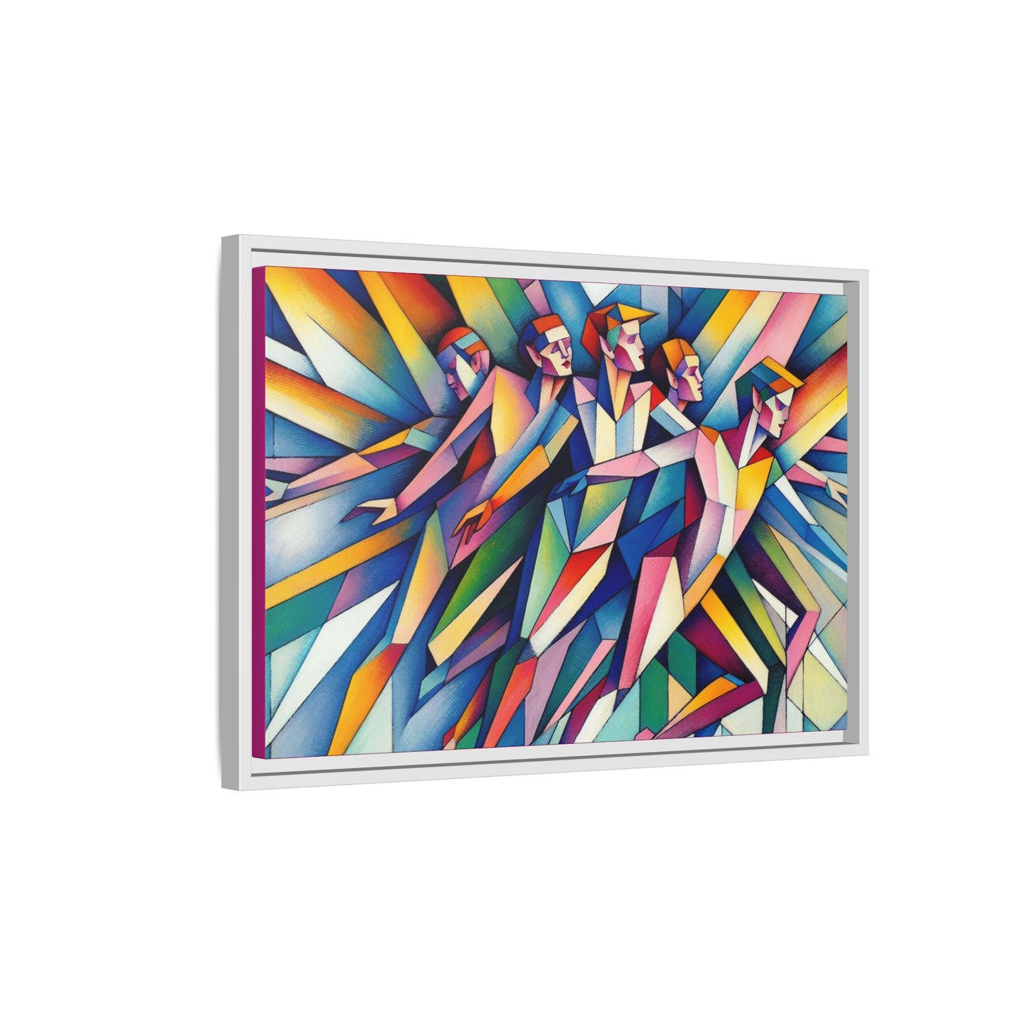 Picasso's Pixies Canvas, Framed (Multi-color)