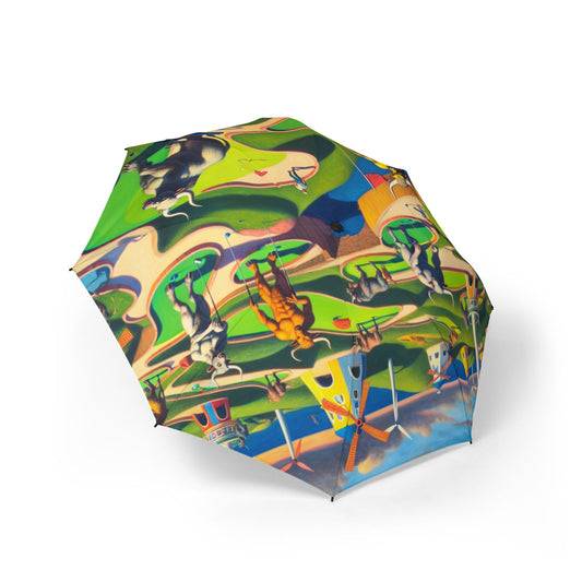 Mini-taur Golf Semi-Automatic Foldable Umbrella