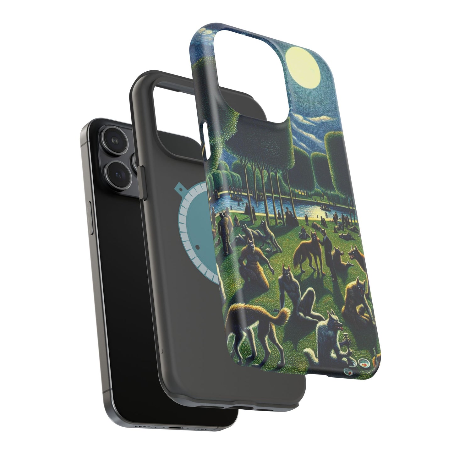 Werewolves at the Waterfront Magnetic iPhone Case