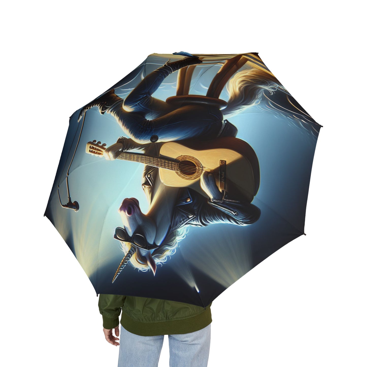 Unicorn Unplugged Semi-Automatic Foldable Umbrella
