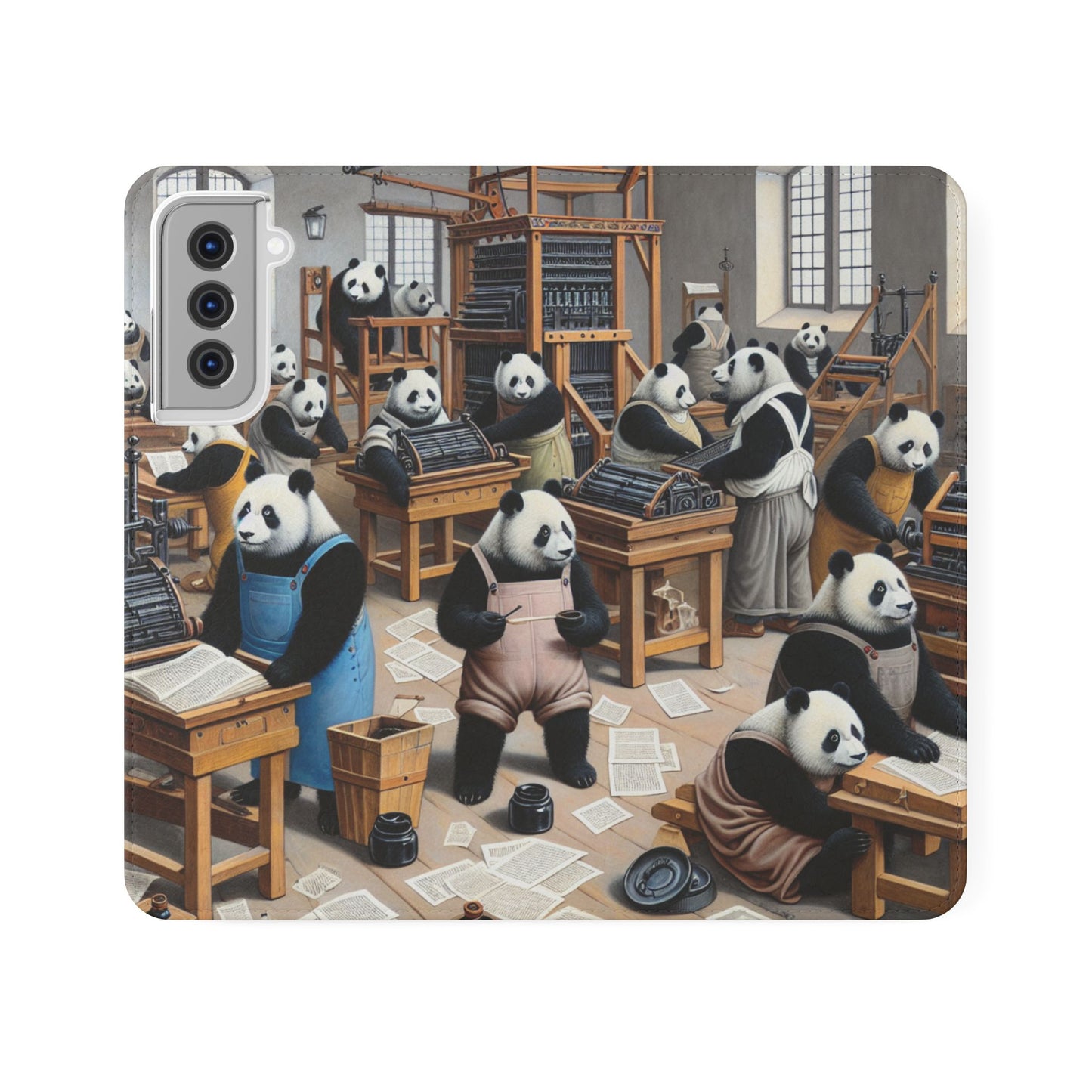 Printing Pandamonium Flip Case - iPhone/Galaxy