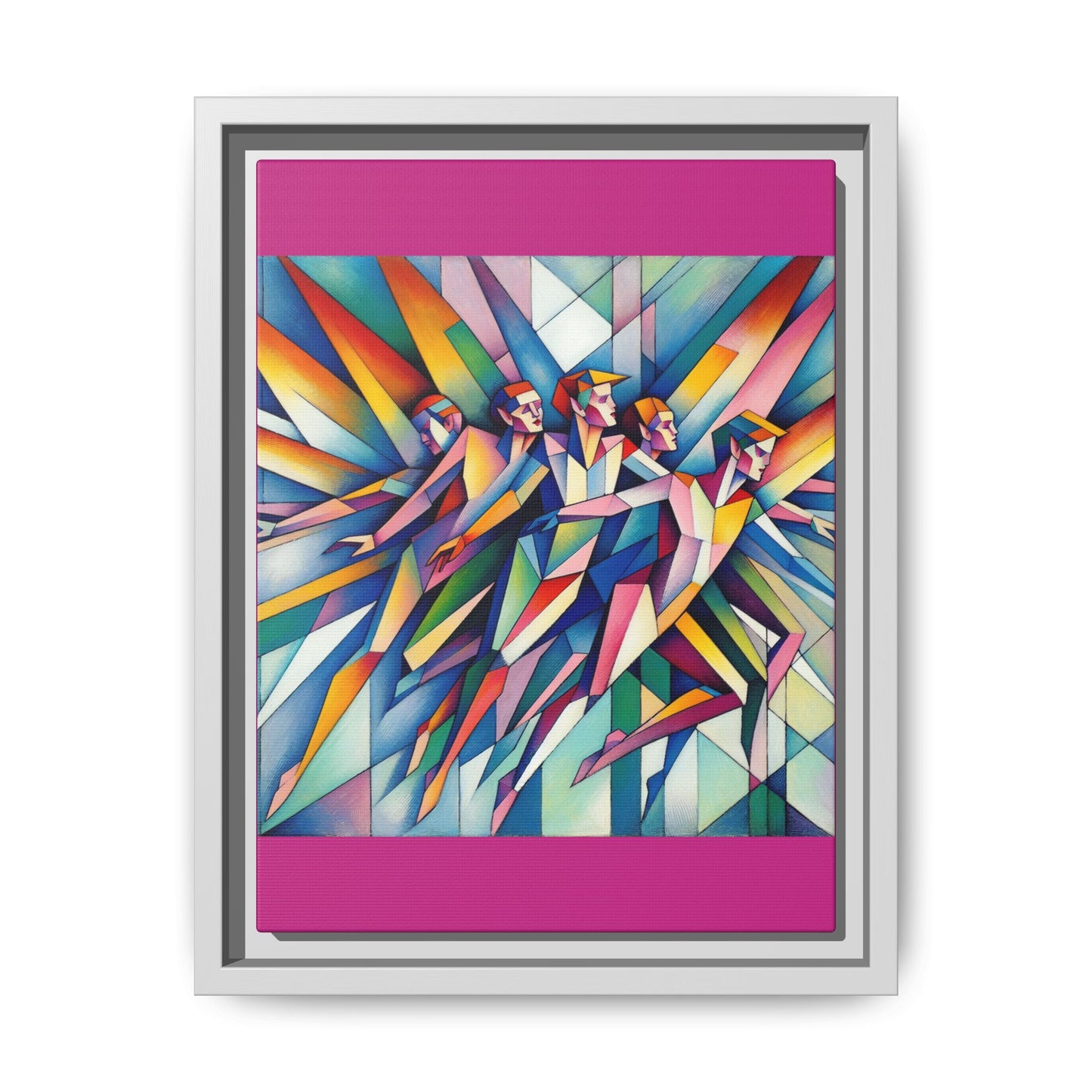 Picasso's Pixies Canvas, Framed (Multi-color)