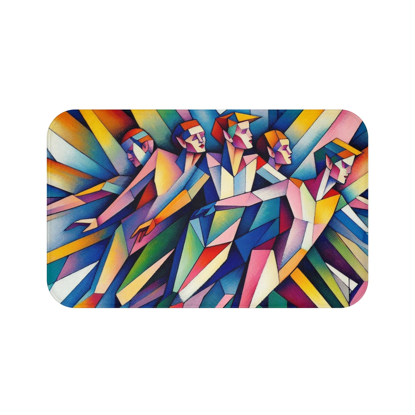 Picasso's Pixies Bath Mat