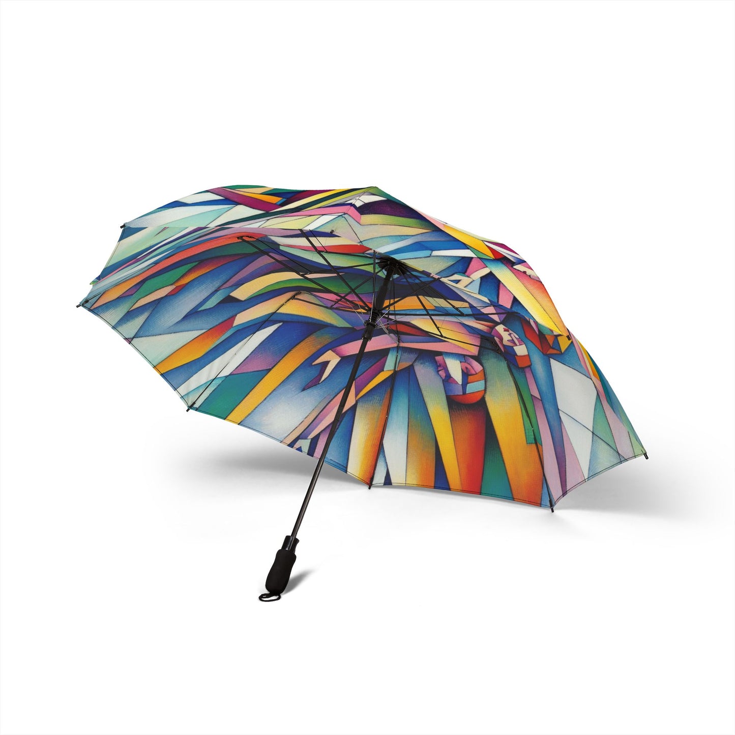 Picasso's Pixies Semi-Automatic Foldable Umbrella