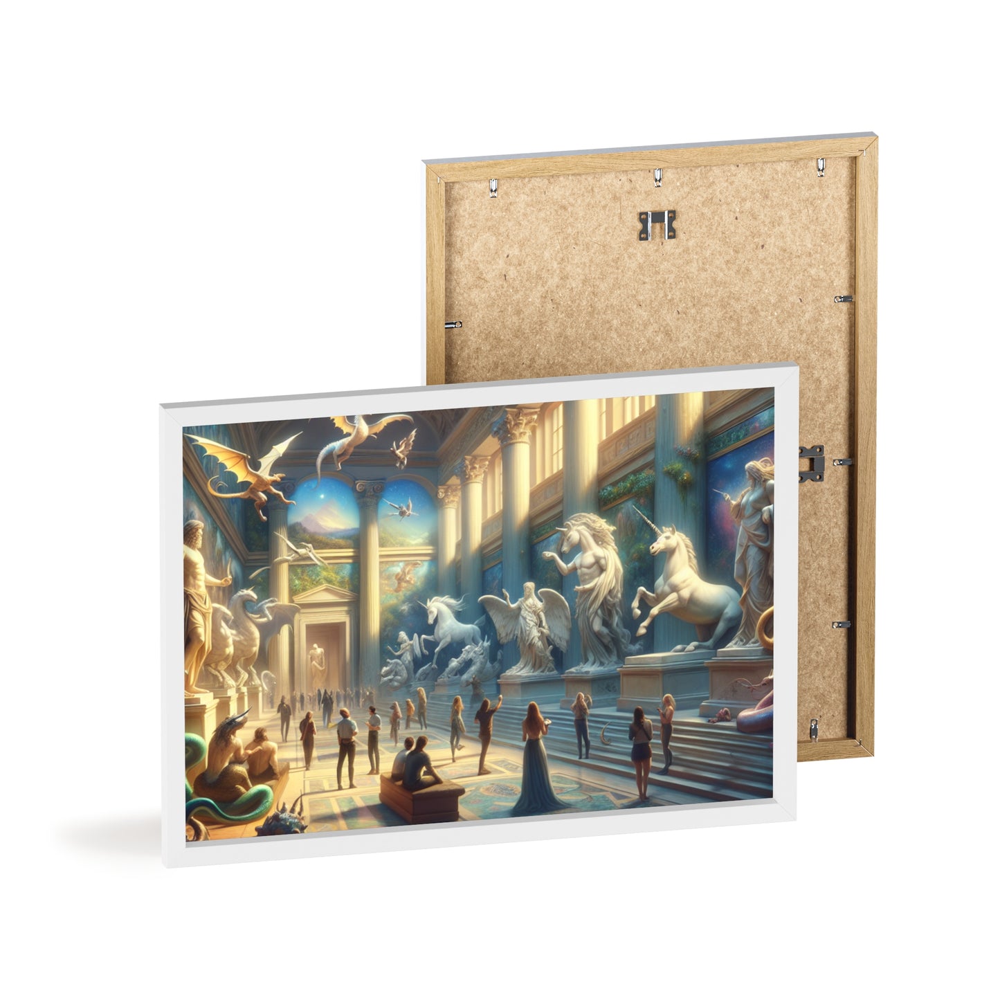 Framed Atlantis Atrium Poster