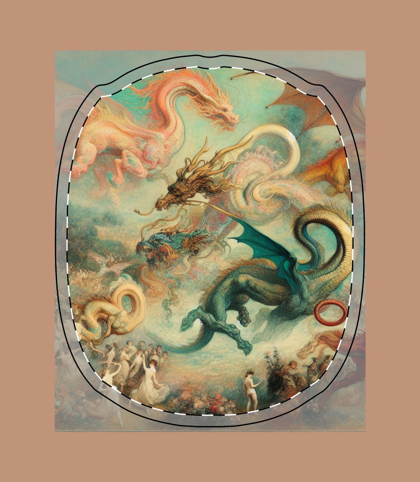 Degas Dreams of Dragons AirPod Max Case