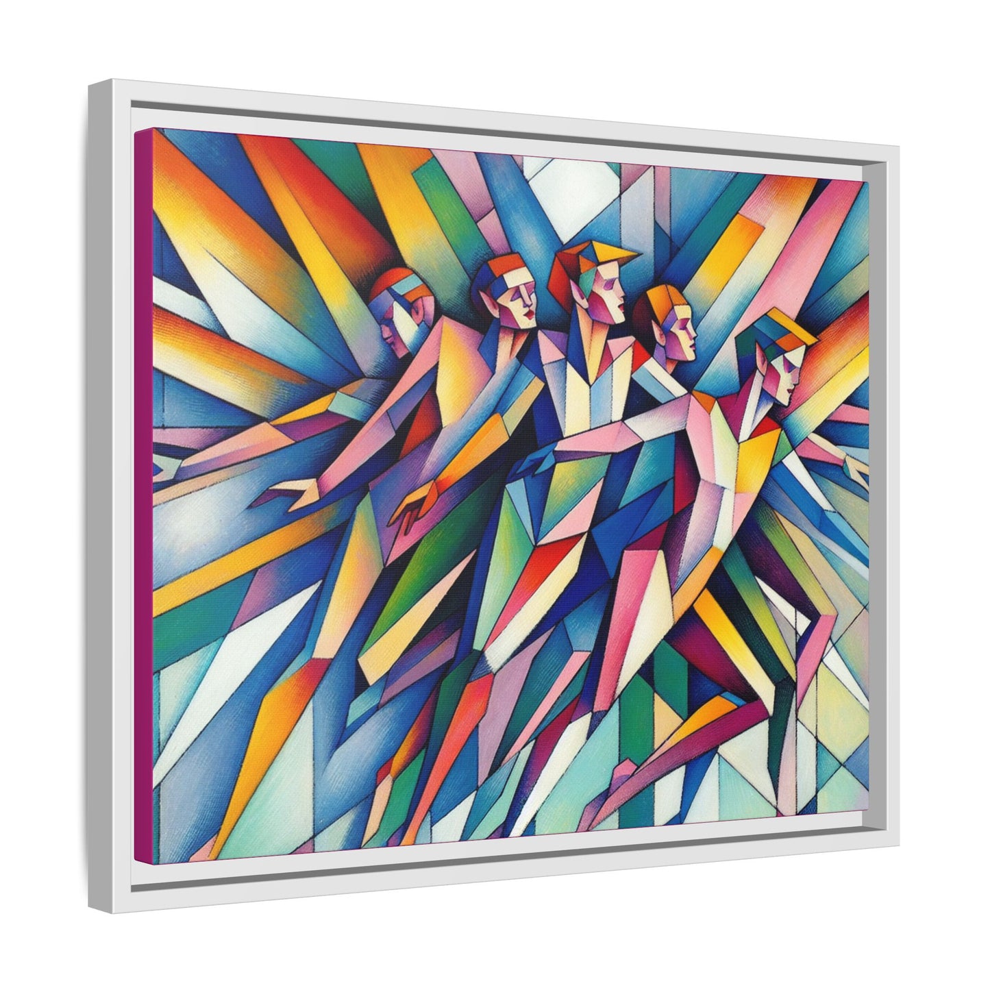 Picasso's Pixies Canvas, Framed (Multi-color)