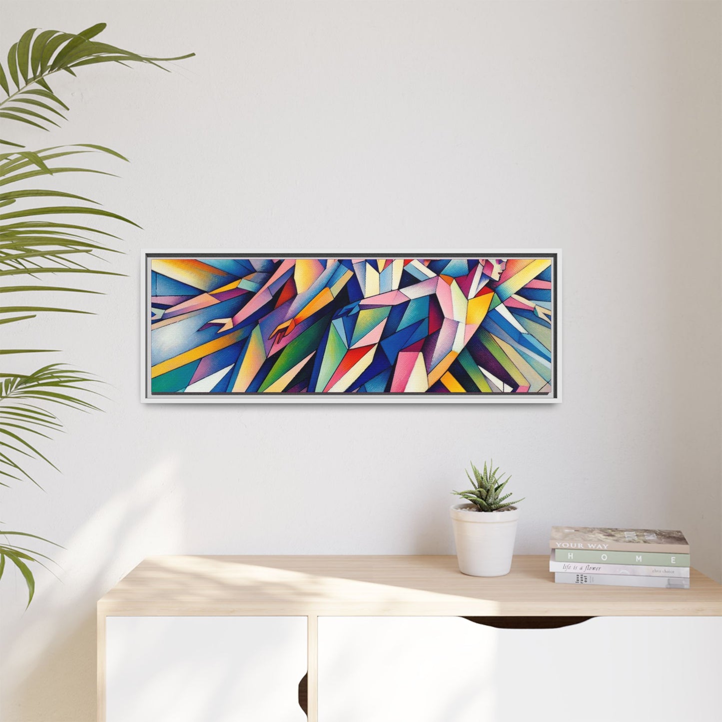 Picasso's Pixies Canvas, Framed (Multi-color)