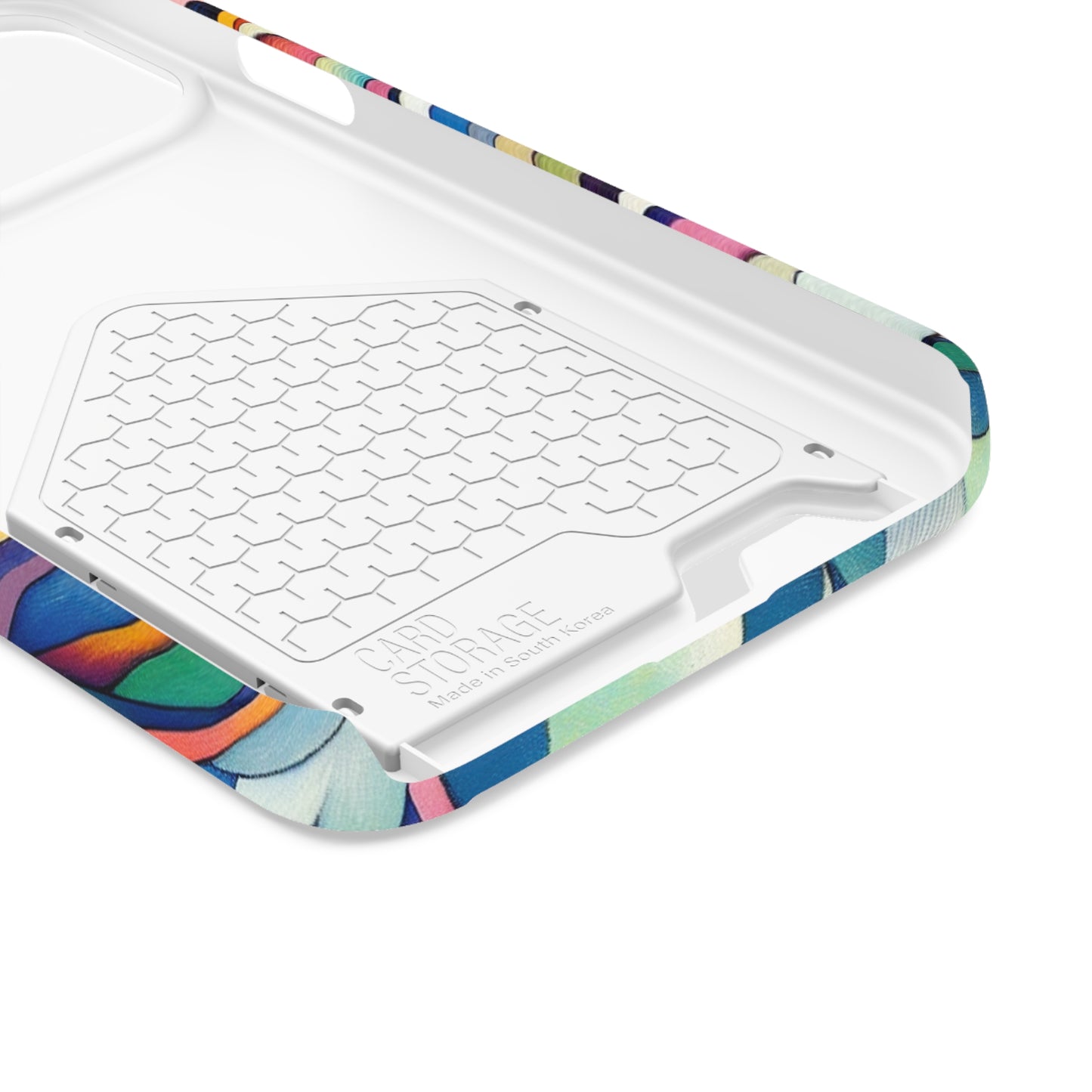 Picasso's Pixies Phone Case with Card Holder - IPHONE